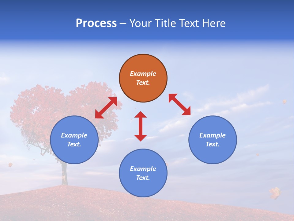 Valentine Fall Oak PowerPoint Template