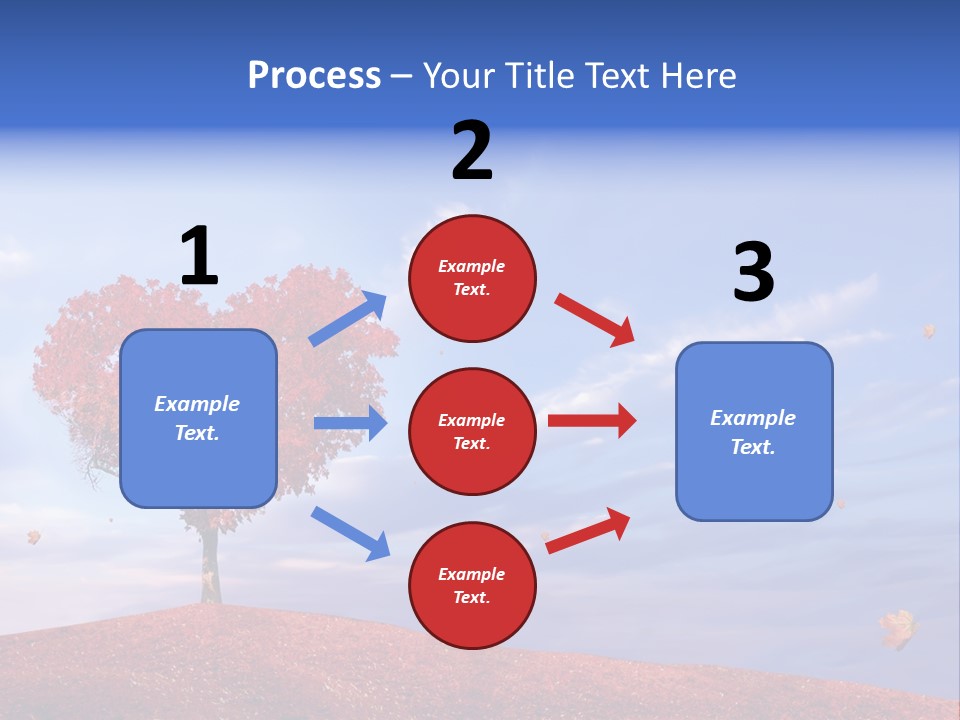 Valentine Fall Oak PowerPoint Template