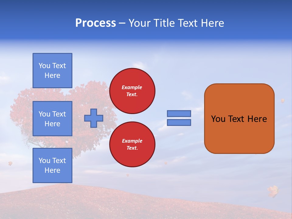 Valentine Fall Oak PowerPoint Template