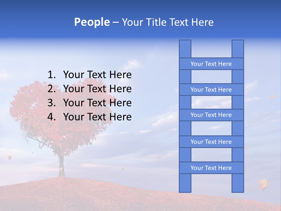 Valentine Fall Oak PowerPoint Template