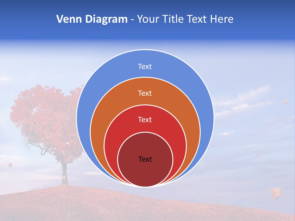 Valentine Fall Oak PowerPoint Template