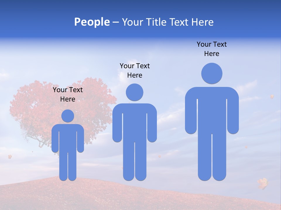 Valentine Fall Oak PowerPoint Template