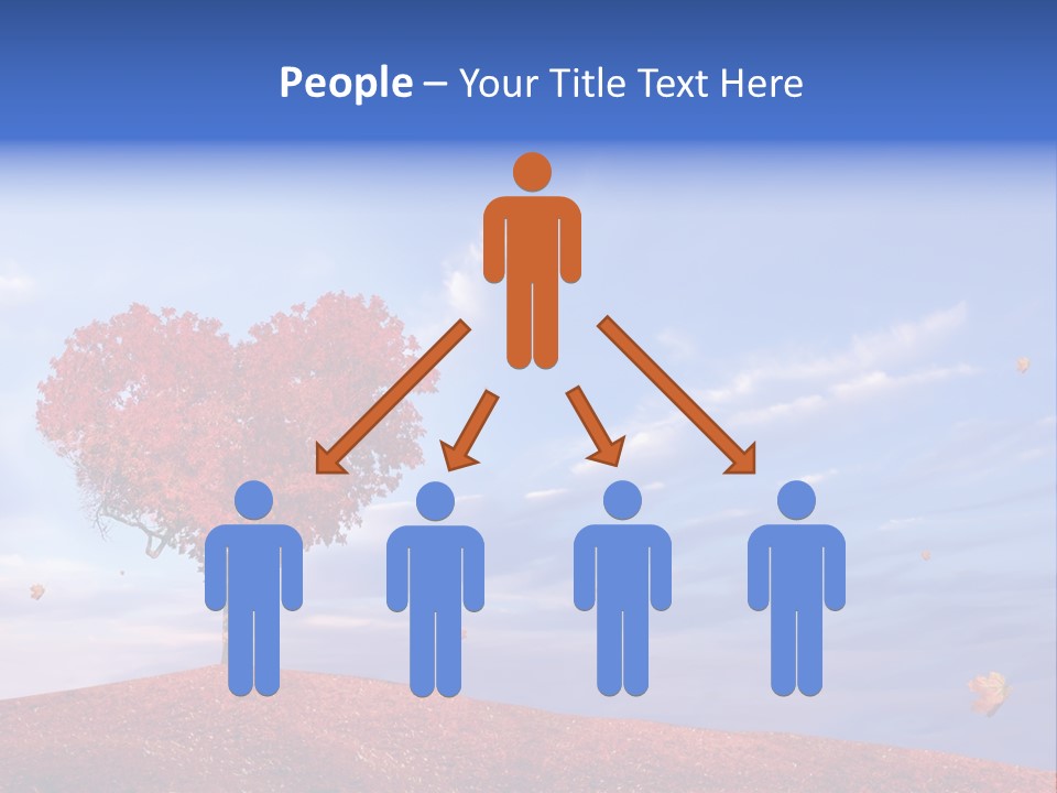 Valentine Fall Oak PowerPoint Template