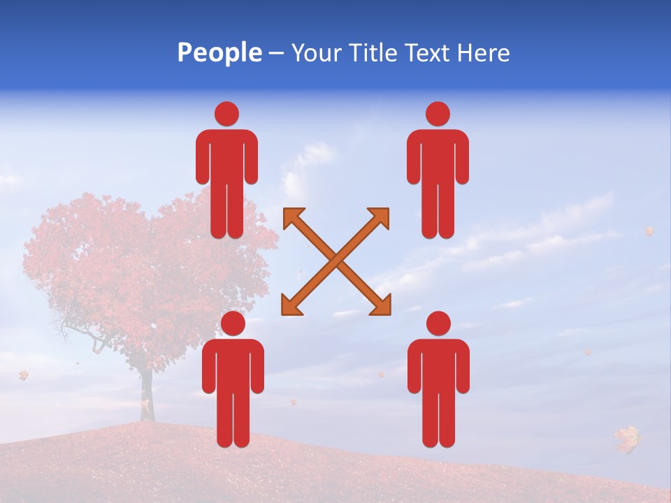 Valentine Fall Oak PowerPoint Template