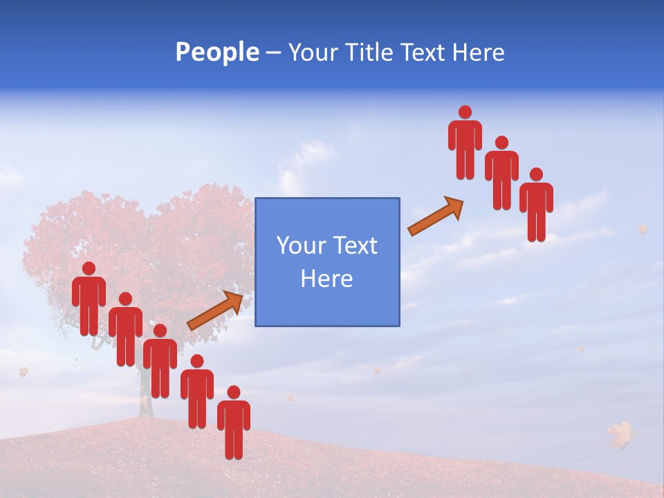 Valentine Fall Oak PowerPoint Template