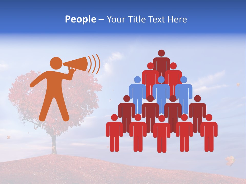 Valentine Fall Oak PowerPoint Template