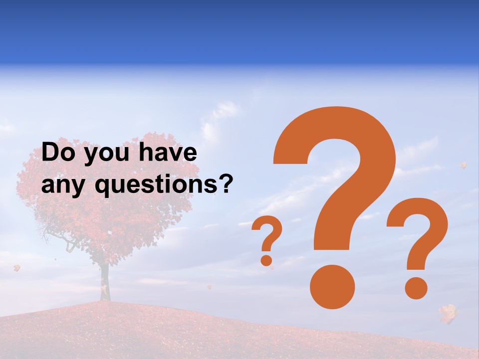 Valentine Fall Oak PowerPoint Template