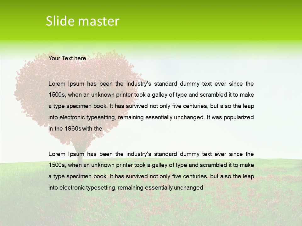 View Sky Beautiful PowerPoint Template