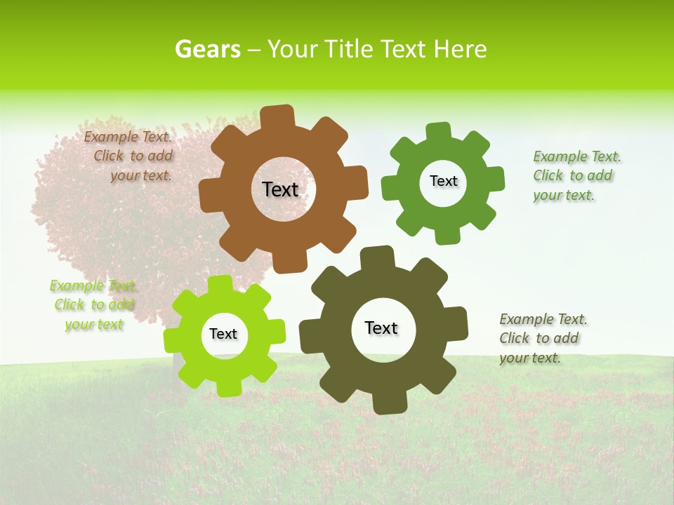 View Sky Beautiful PowerPoint Template