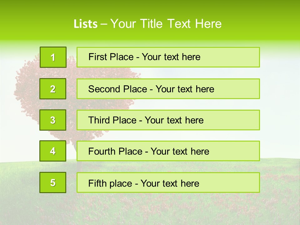 View Sky Beautiful PowerPoint Template