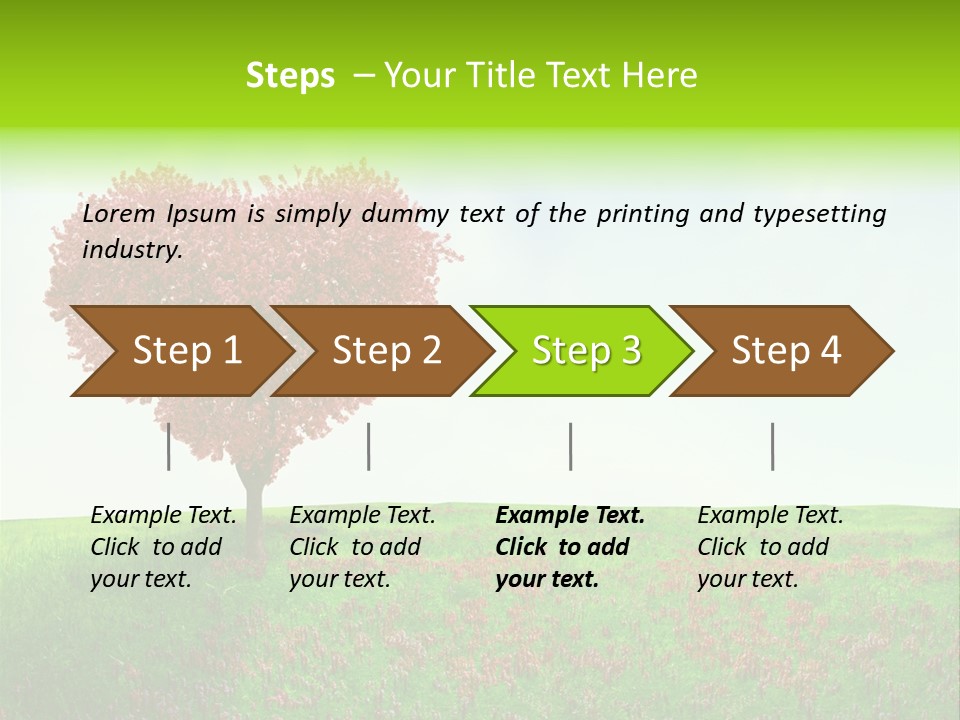 View Sky Beautiful PowerPoint Template