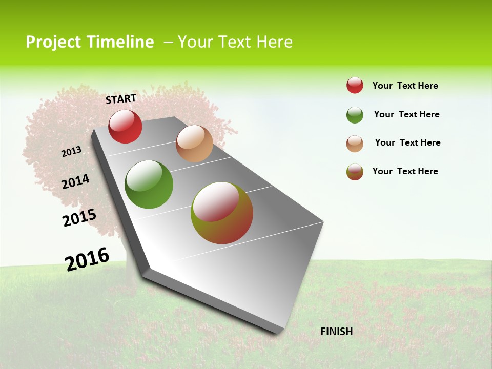View Sky Beautiful PowerPoint Template