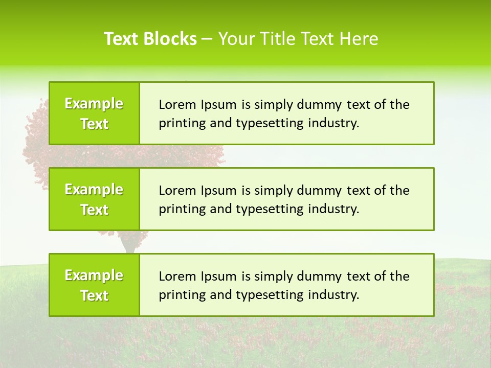 View Sky Beautiful PowerPoint Template