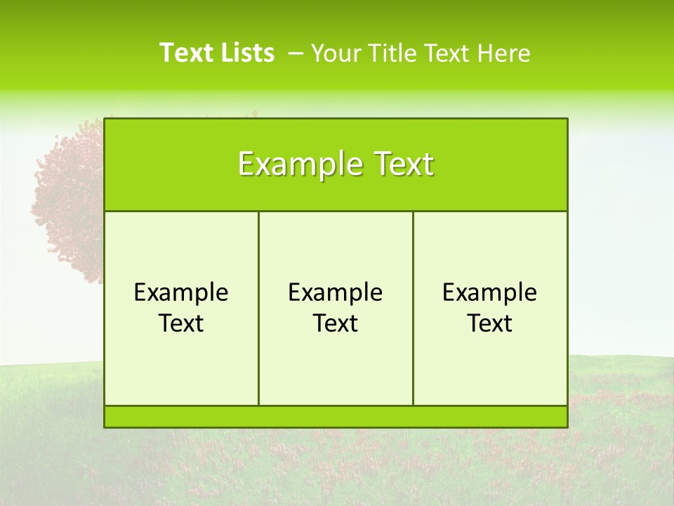 View Sky Beautiful PowerPoint Template