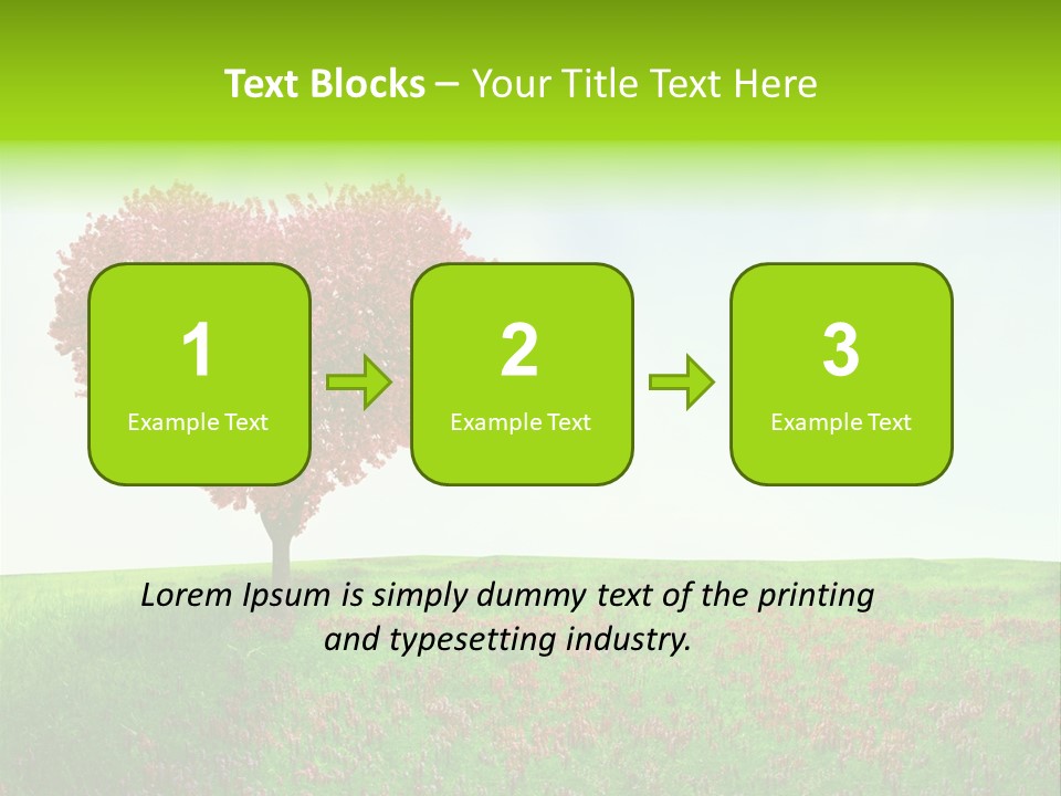 View Sky Beautiful PowerPoint Template