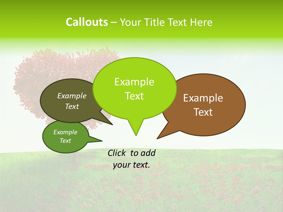 View Sky Beautiful PowerPoint Template