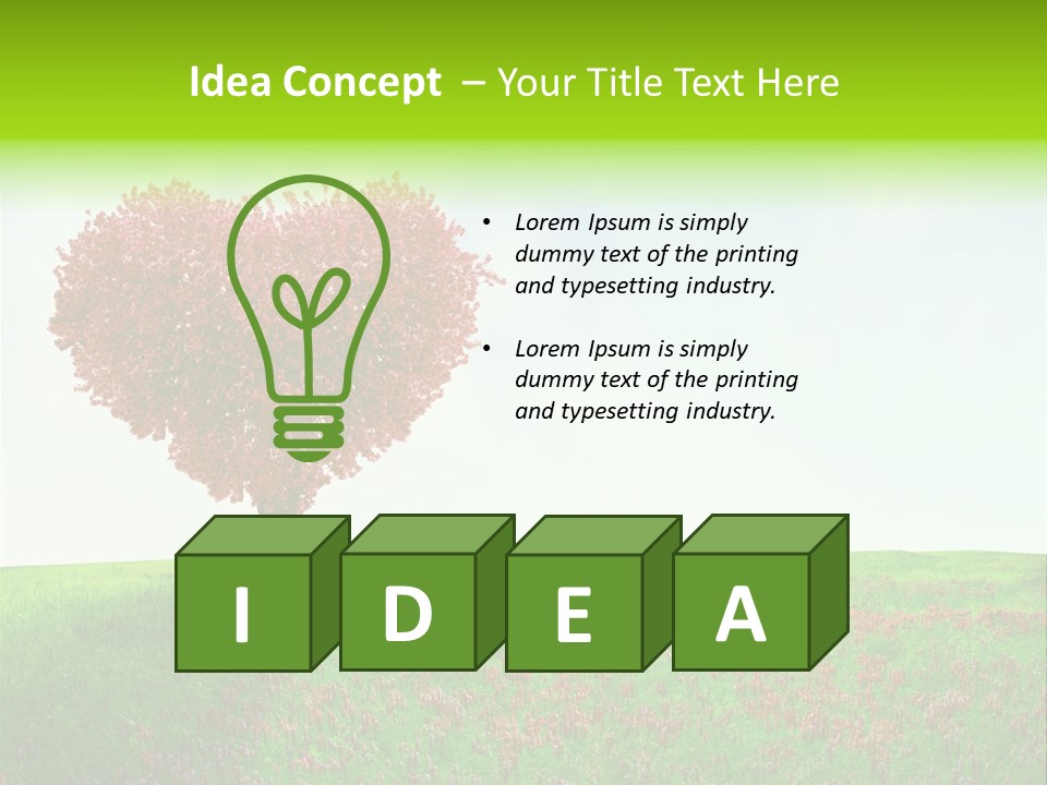 View Sky Beautiful PowerPoint Template