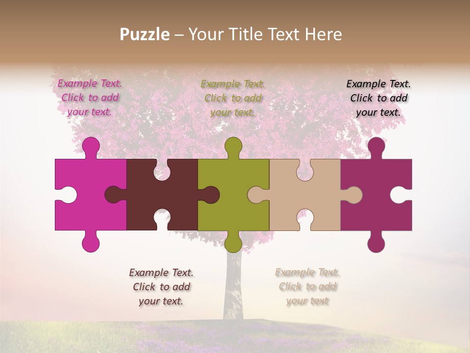Maple Colorful Land PowerPoint Template