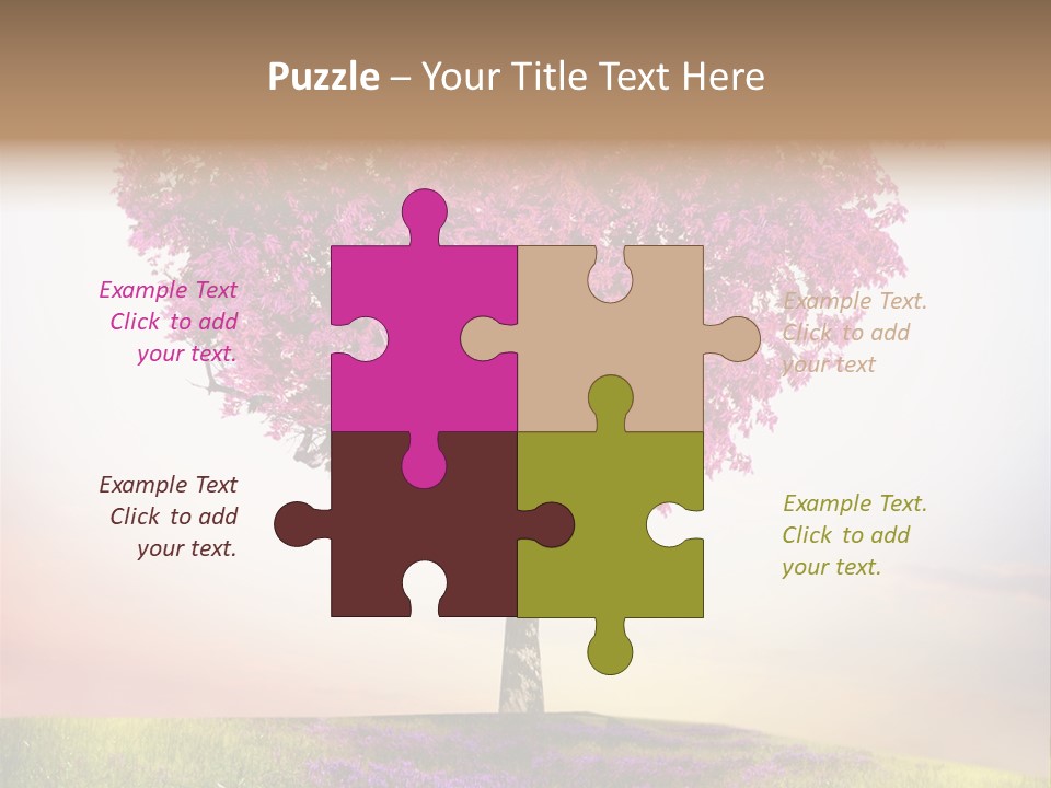 Maple Colorful Land PowerPoint Template