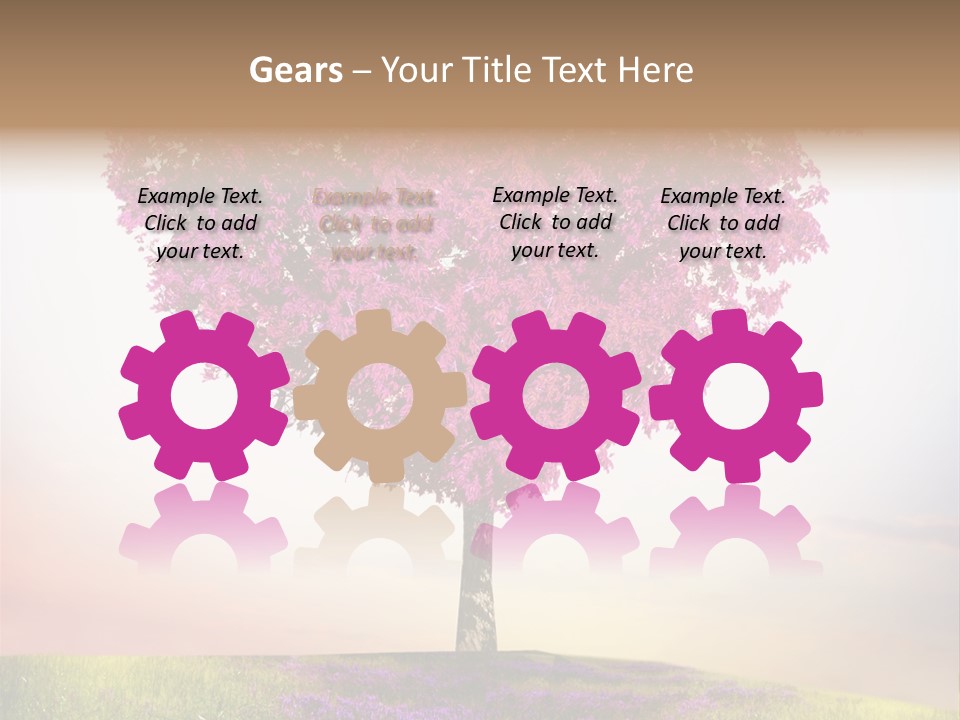 Maple Colorful Land PowerPoint Template