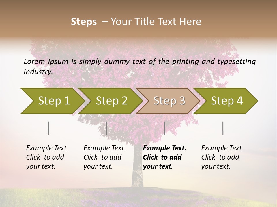 Maple Colorful Land PowerPoint Template