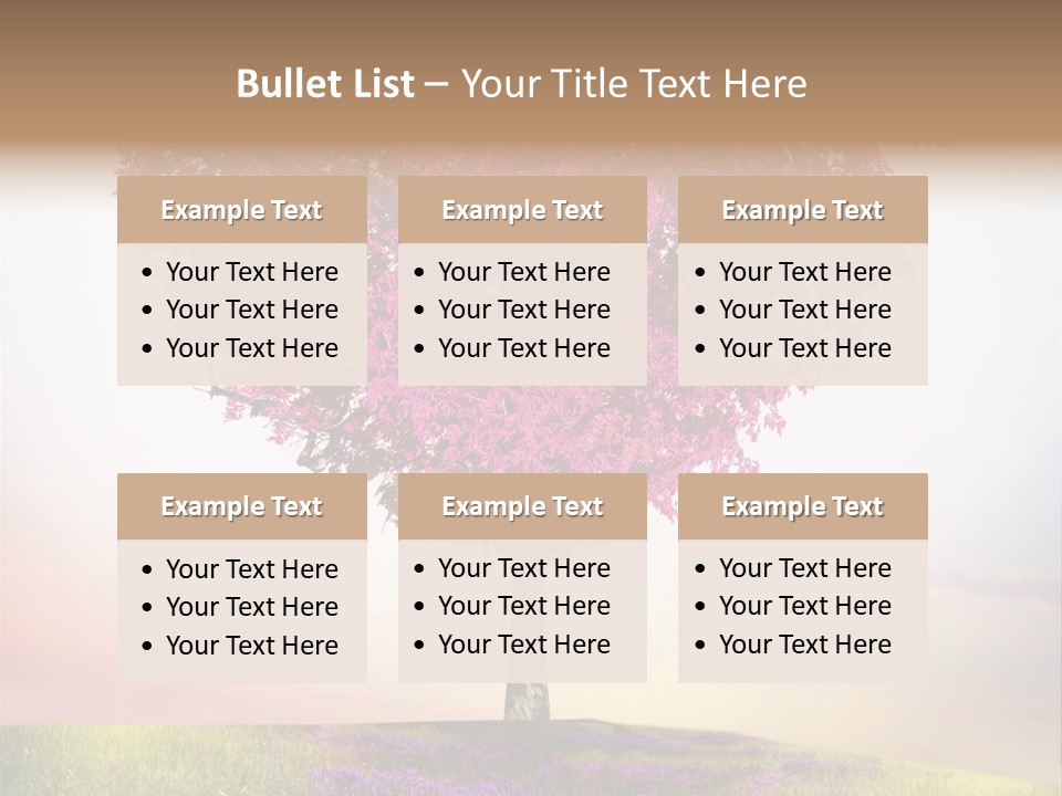 Maple Colorful Land PowerPoint Template