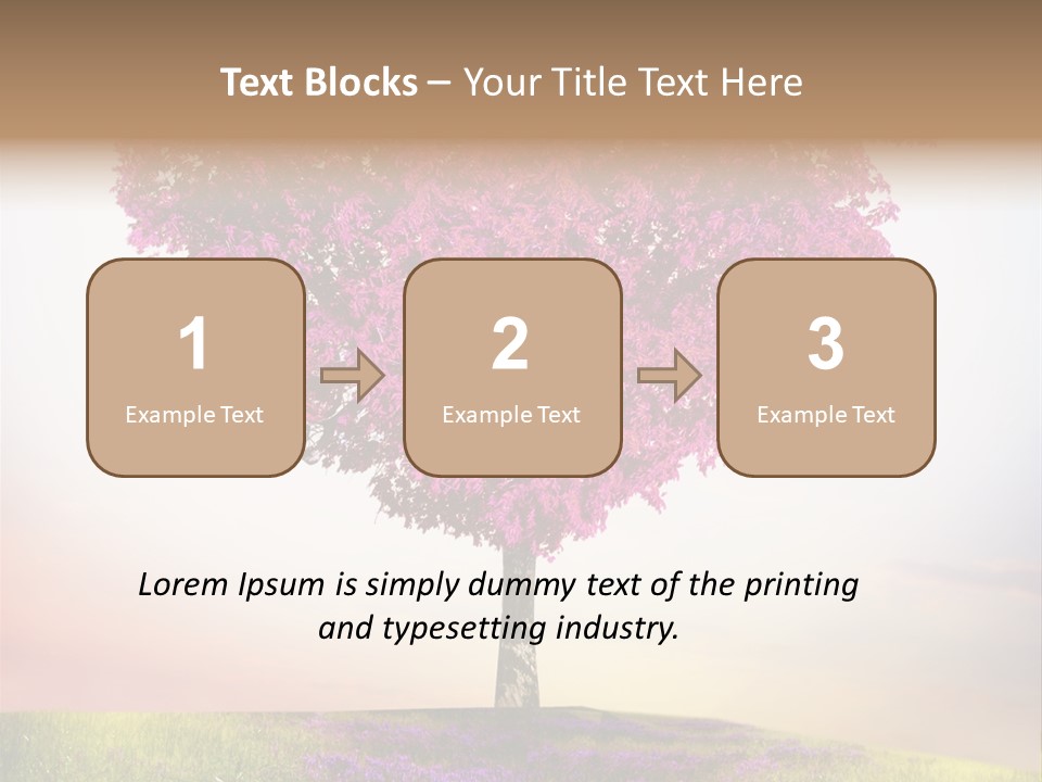 Maple Colorful Land PowerPoint Template