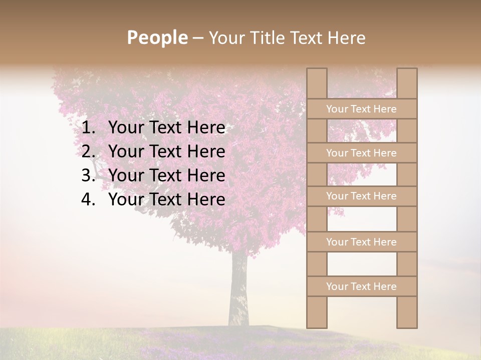 Maple Colorful Land PowerPoint Template
