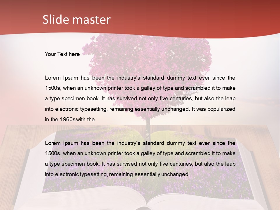 Light Background Space PowerPoint Template