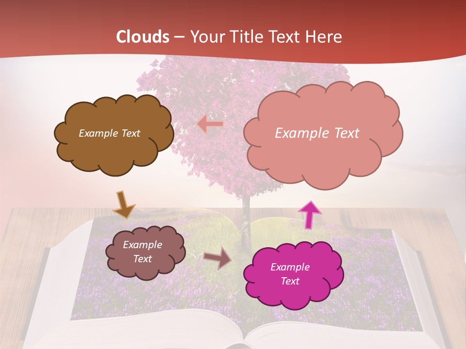Light Background Space PowerPoint Template
