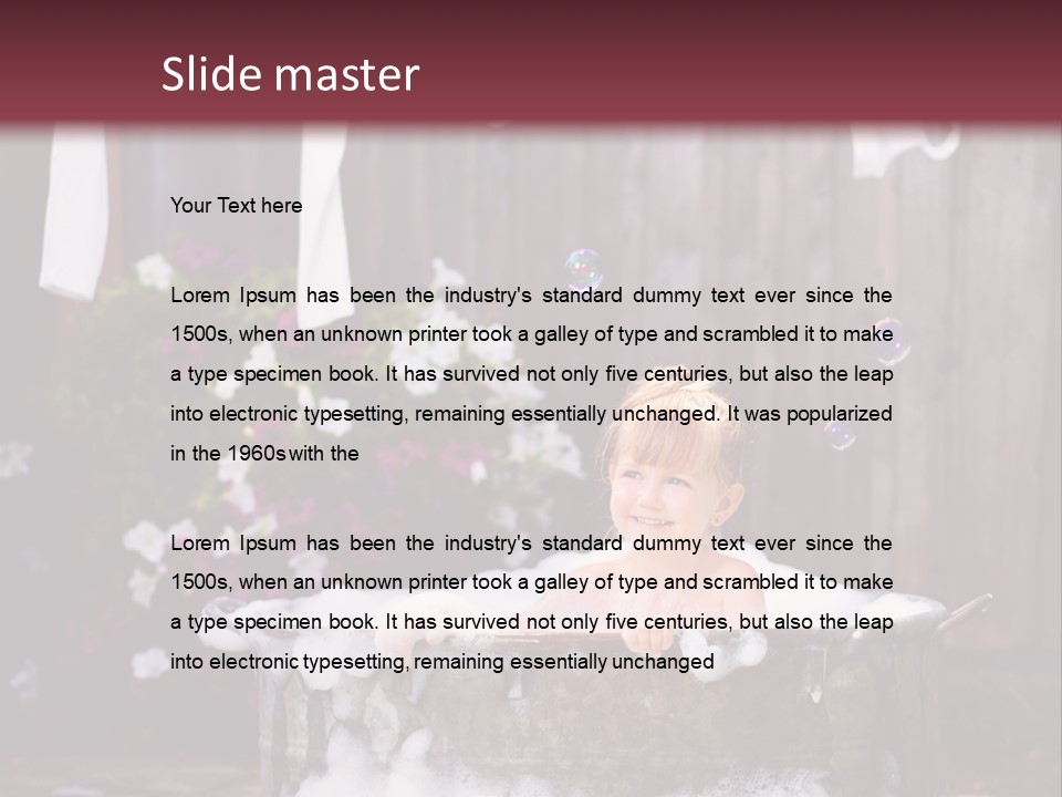 Retro Vintage Water PowerPoint Template