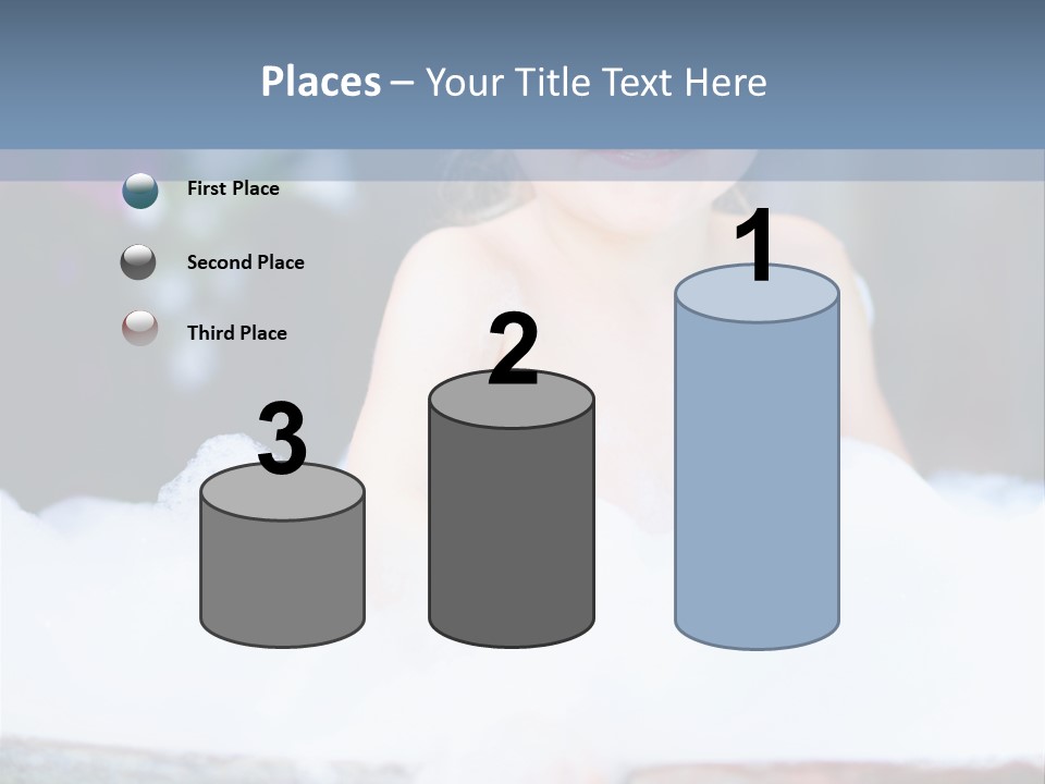 Healthcare Foam Bath PowerPoint Template