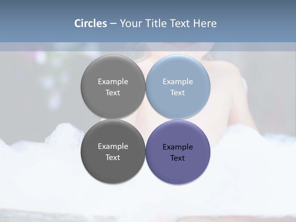 Healthcare Foam Bath PowerPoint Template