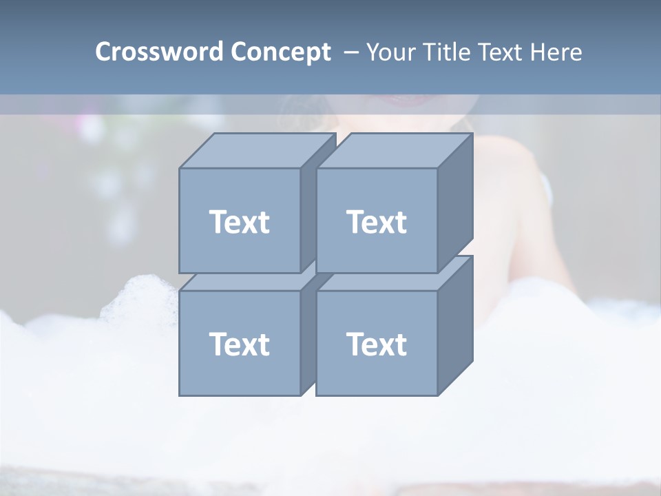 Healthcare Foam Bath PowerPoint Template