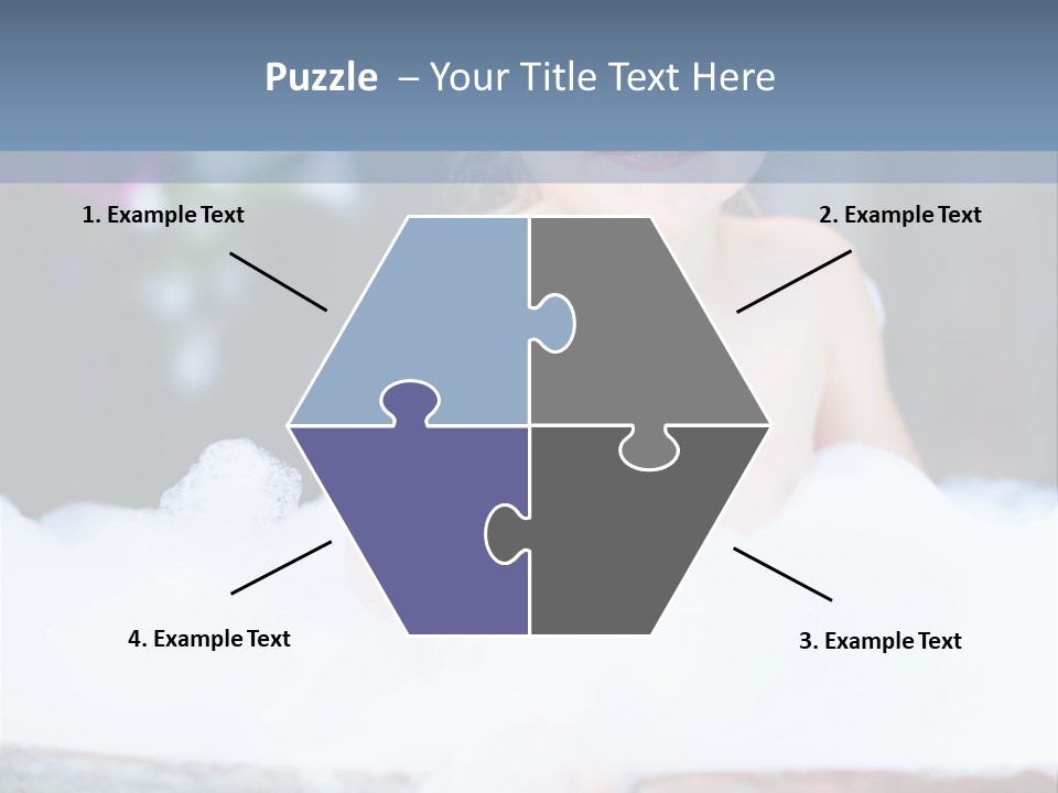 Healthcare Foam Bath PowerPoint Template