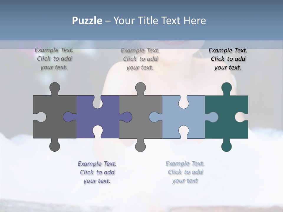 Healthcare Foam Bath PowerPoint Template