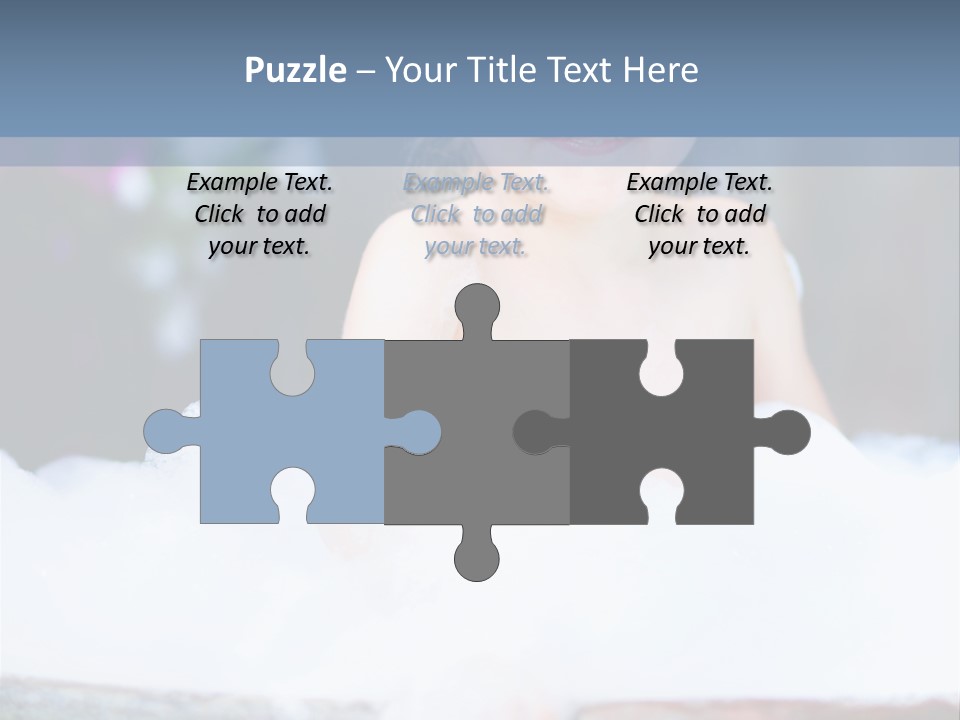 Healthcare Foam Bath PowerPoint Template