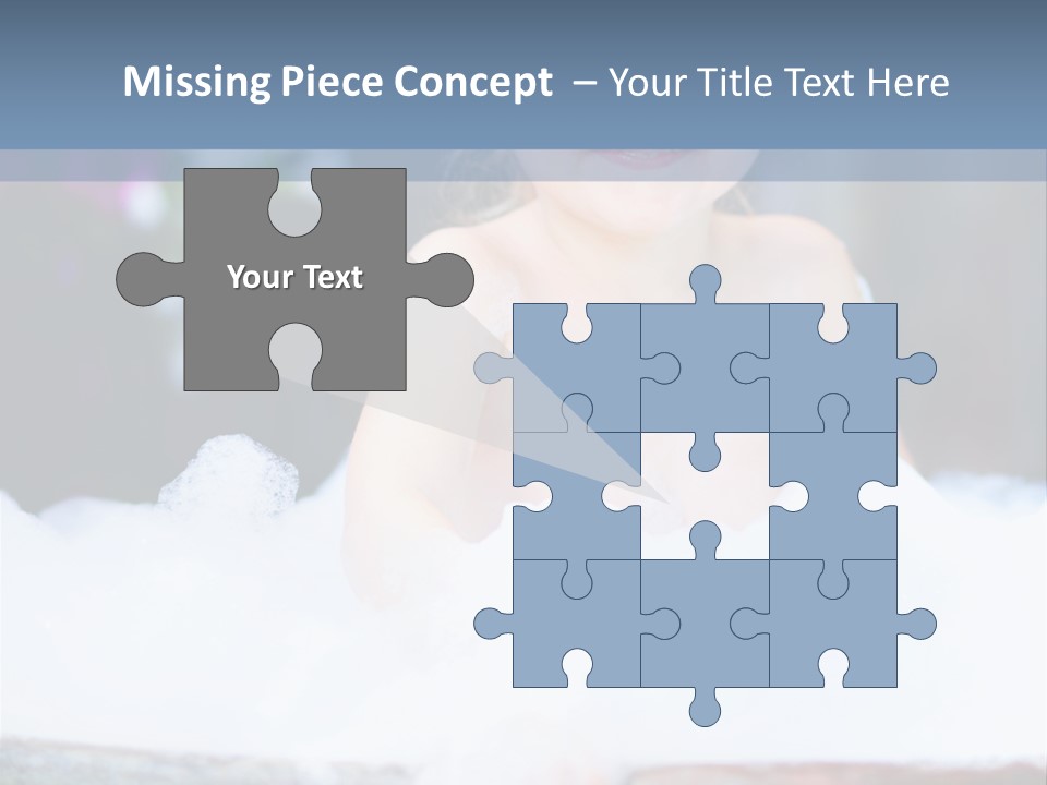 Healthcare Foam Bath PowerPoint Template