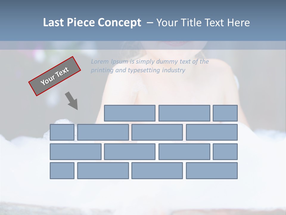Healthcare Foam Bath PowerPoint Template