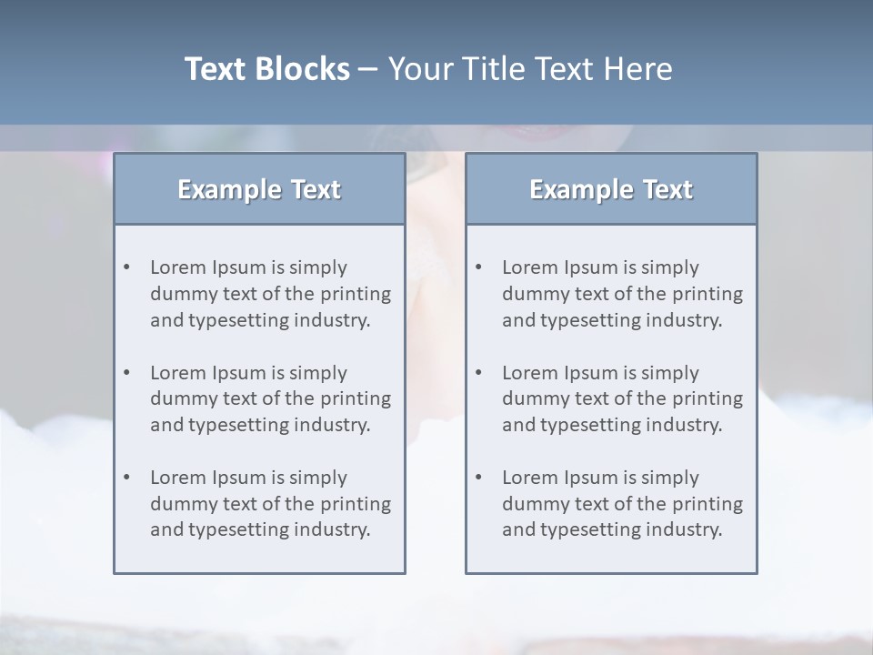Healthcare Foam Bath PowerPoint Template