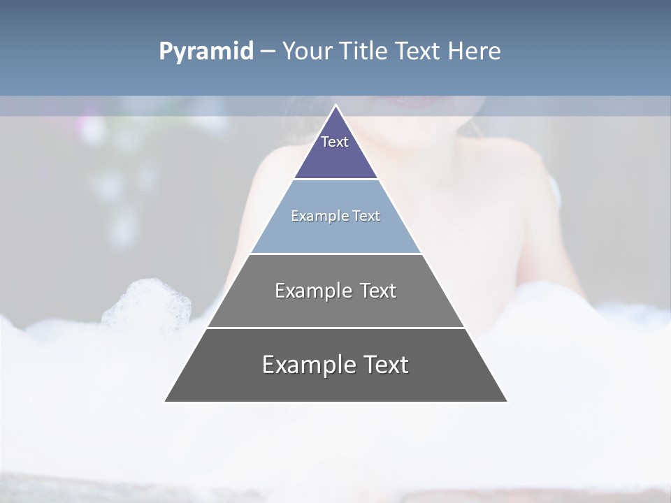 Healthcare Foam Bath PowerPoint Template