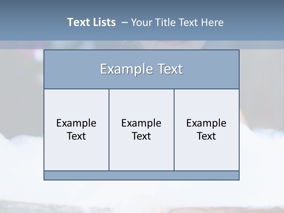 Healthcare Foam Bath PowerPoint Template