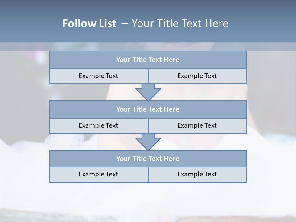 Healthcare Foam Bath PowerPoint Template