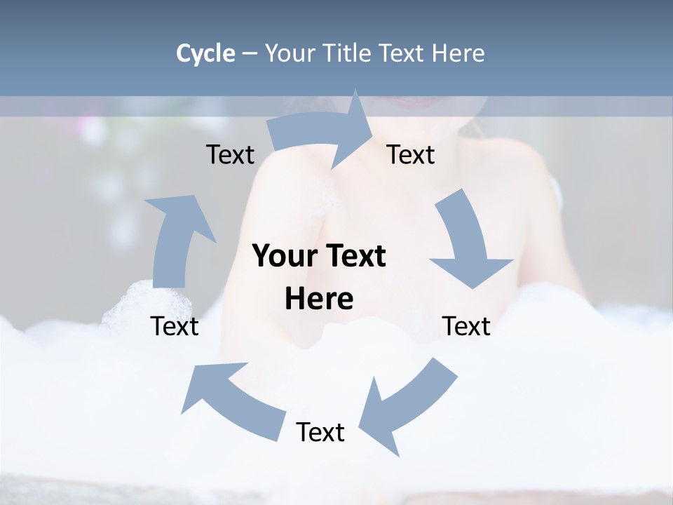 Healthcare Foam Bath PowerPoint Template