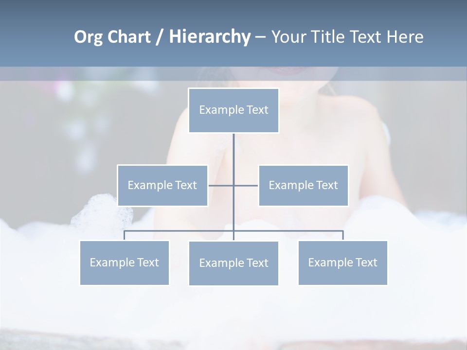 Healthcare Foam Bath PowerPoint Template