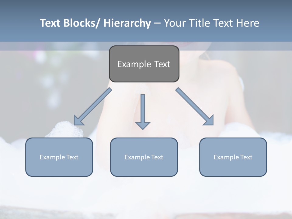 Healthcare Foam Bath PowerPoint Template