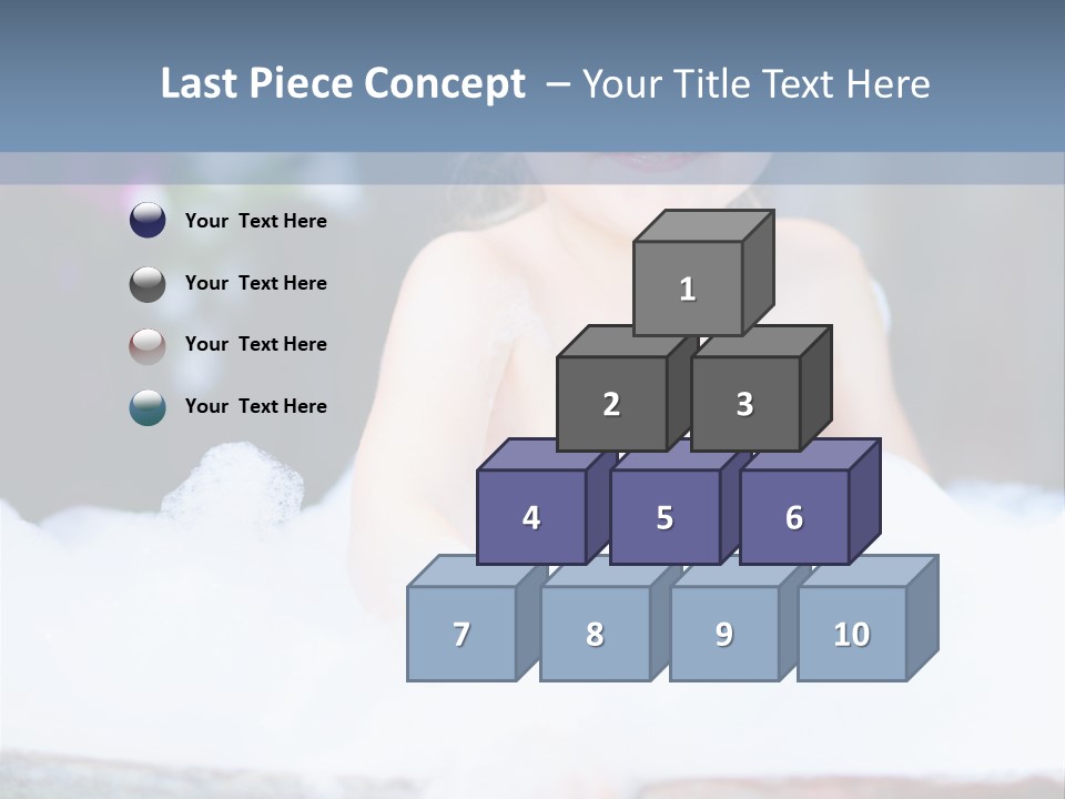 Healthcare Foam Bath PowerPoint Template