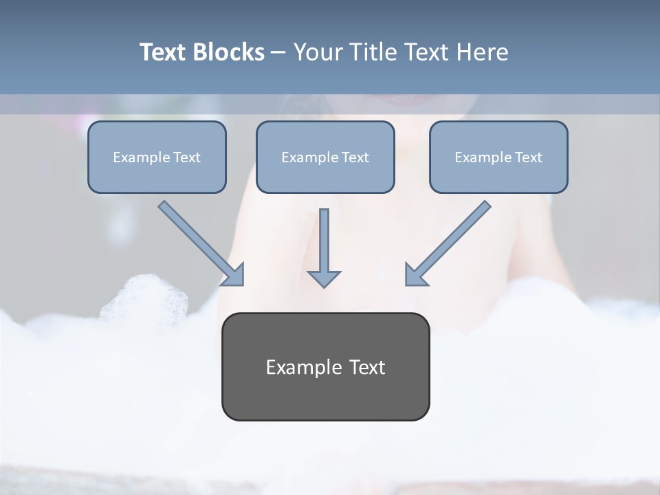 Healthcare Foam Bath PowerPoint Template