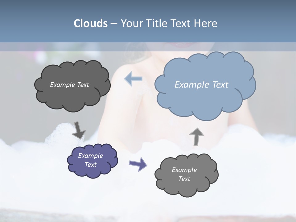 Healthcare Foam Bath PowerPoint Template