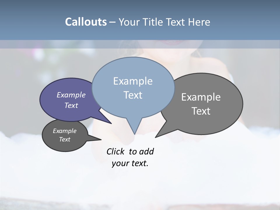 Healthcare Foam Bath PowerPoint Template